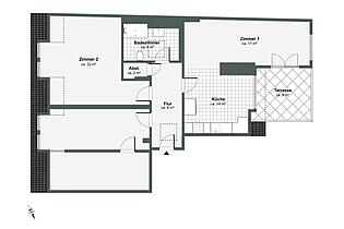 Grundriss Option 1