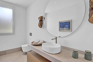 Guest bathroom house Sol de Mallorca