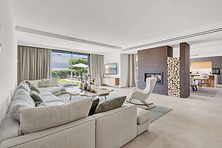 Living room in a villa for sale in Sol de Mallorca