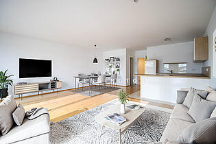 Wohn-Essbereich Staging