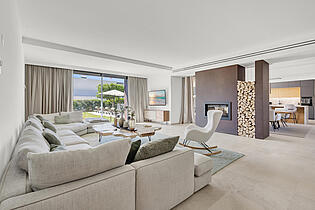 Living room in a villa for sale in Sol de Mallorca