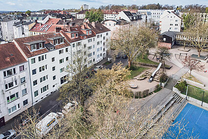 Mikrolage und Ausblick Wohnungen