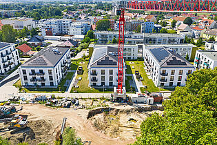 Drohnenbild Bauphase