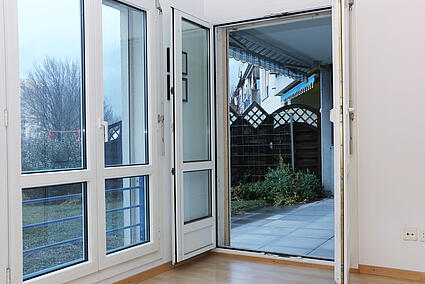4.5 Zimmer WHG Landquart Ausgang Sitzplatz