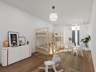 Kinderzimmer - Einrichtungsbeispiel