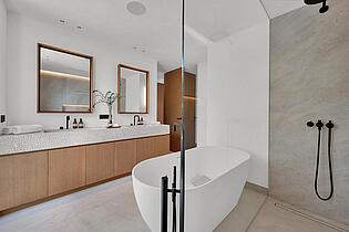 13. Bathroom in a master bedroom 