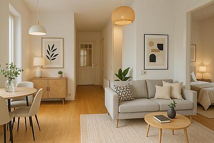 * virtual Staging / KI generiert * aus Schutz vor der Privatsphäre - tatsächliche Innenaufnahmen erhalten Sie im Exposé