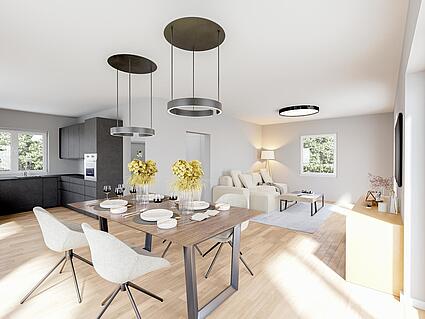Visualisierung Wohnzimmer 
