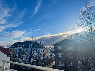 Ausblick Balkon