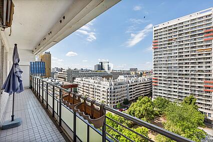 Blick vom großen Balkon