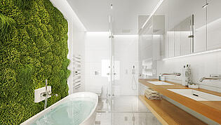 Bathroom design "Island"