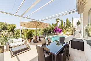 2. Terrace in a sea view villa 