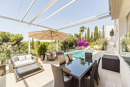 2. Terrace in a sea view villa 