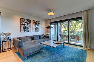 Living room apartment Portals Nous 