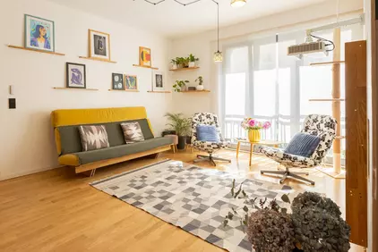 Helles Wohnzimmer