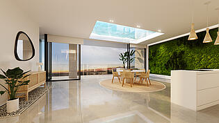 Penthouse design "Island"
