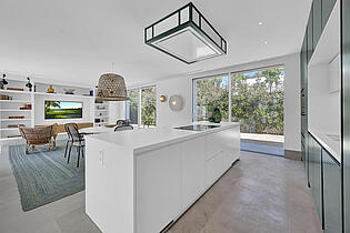 Kitchen and dining area house Sol de Mallorca