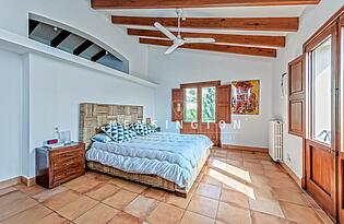 Finca with pool in Bunyola Mallorca-bedroom