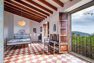 Sea view finca Andratx Mallorca-bedroom