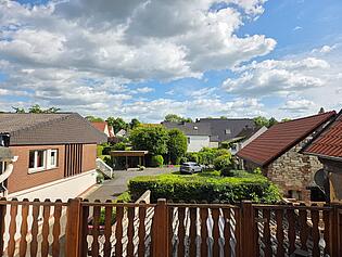 Aussicht vom Balkon