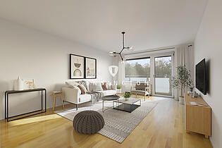 Wohnzimmer Staging