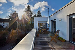 Großzügige Dachterrasse