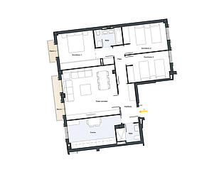 Floorplan 1A & 2A