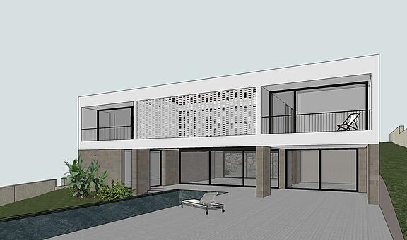 1. Project with licence in Cala Vinyas 1. Project with licence in Cala Vinyas