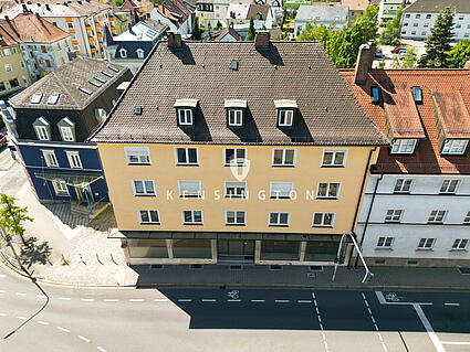 Drohnenaufnahme - Schaufenster