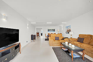 Open living - dining area