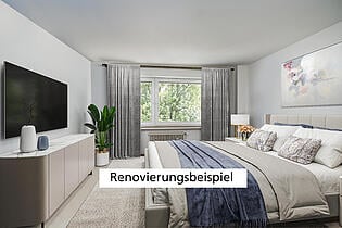 Schlafzimmer renoviert