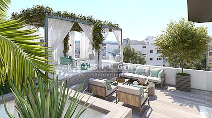 Penthouse in Santa Catalina Mallorca-roof terrace