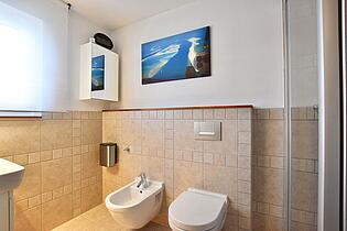 Badezimmer in der Einliegerwohnung