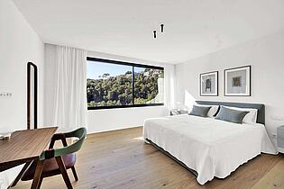 Bedroom in a new bukit villa for sale