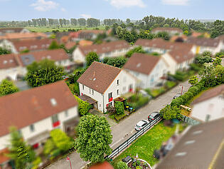Blick in die Wohnsiedlung