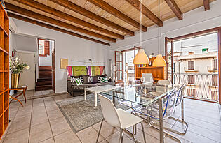 Penthaus in Palma Old Town Dining/Living room