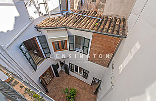 Townhouse in Sóller historic courtyard