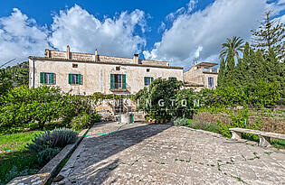 Casa señorial con vistas en Binissalem, Mallorca - Fachada sur