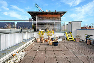 Dachterrasse (Maisonette-Wohnung rechts)