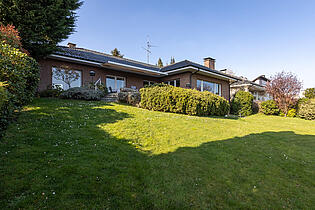 Hausansicht Garten