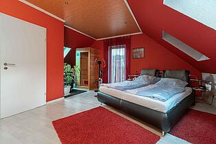 Schlafzimmer im Dachgeschoss