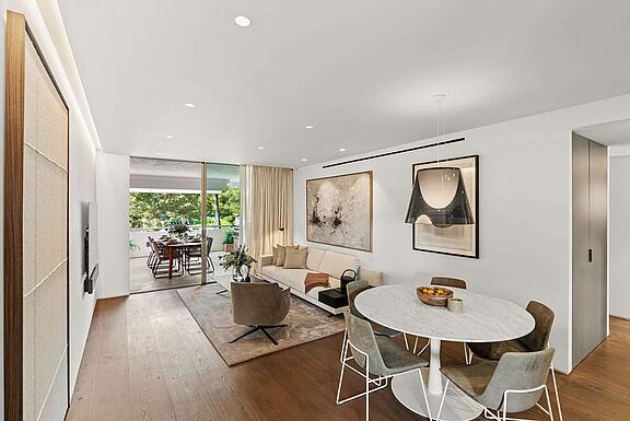 Dining and Living room