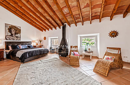 Penthouse in Banyalbufar Mallorca - bedroom