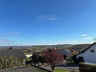 Blick vom Balkon