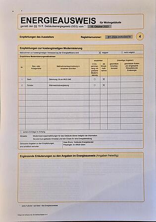 Energieausweis S 2 