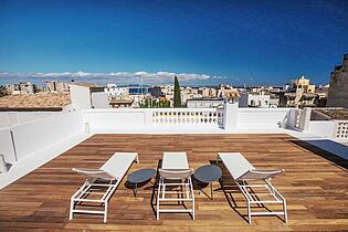 Upper rooftop terrace