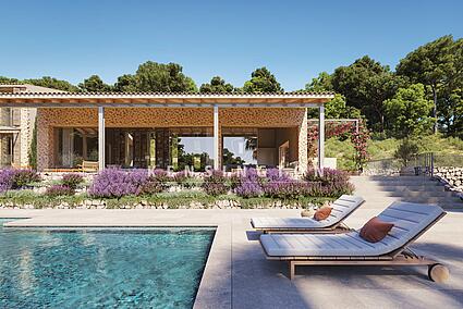 Haus in Santa Maria Mallorca-pool