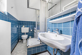 Badezimmer im Obergeschoss
