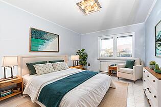 Schlafzimmer Erdgeschoss - staged