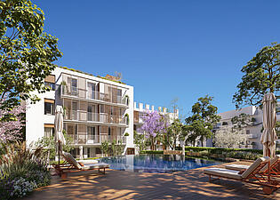 KPI1395 Nuevo Proyecto en venta - Neue Entwicklung zu verkaufen - New Development for sale - Nieuwe Ontwikkeling te koop - www.kensington-ibiza.com - Noelle Politiek